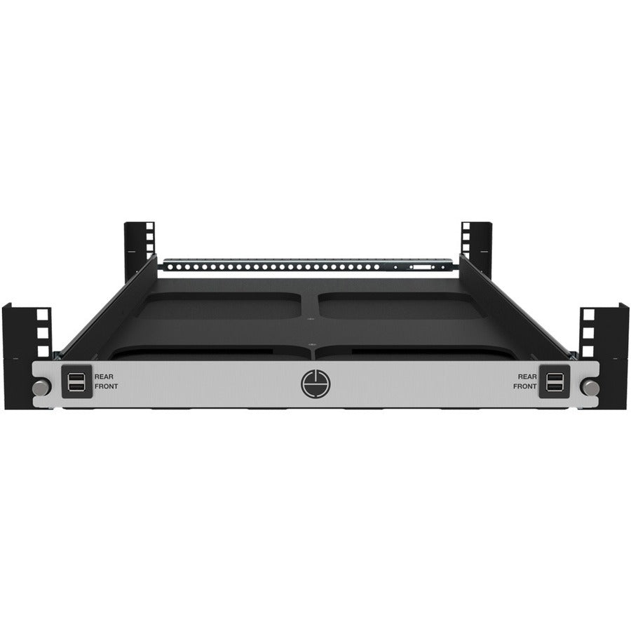 Rack Solutions 1U Mini Rack Access Tool-Less Shelf for Four Apple Mac Mini with USB