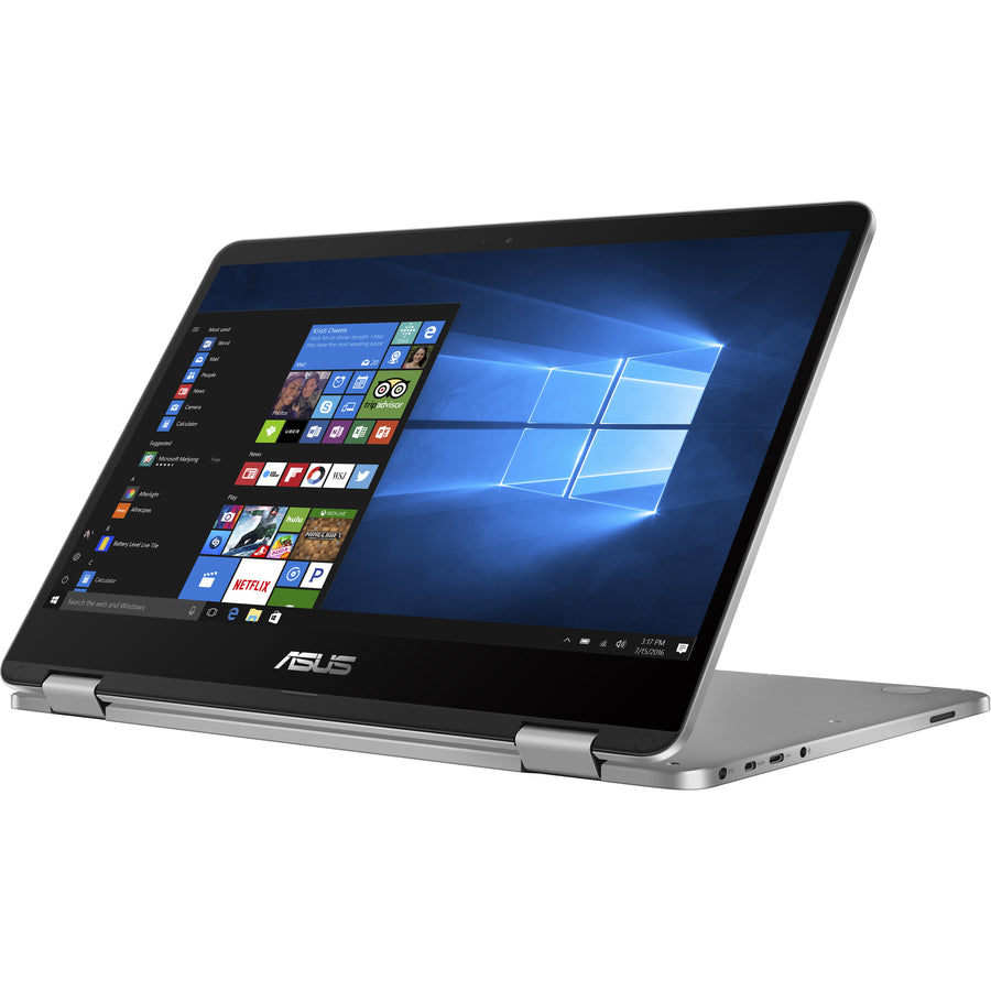 Asus VivoBook Flip 14 TP401 TP401CA-DHM4T 14" Touchscreen Convertible Notebook - Intel Core M 7th Gen m3-7Y30 - 4 GB - 64 GB Flash Memory
