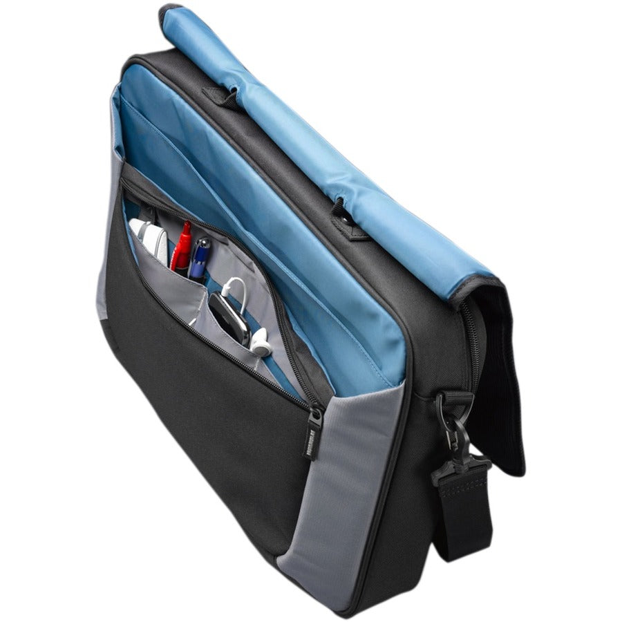 Case Logic VNM-217 Carrying Case (Messenger) for 17" Notebook, Accessories, Mouse, iPod, Cell Phone, Pen - Black