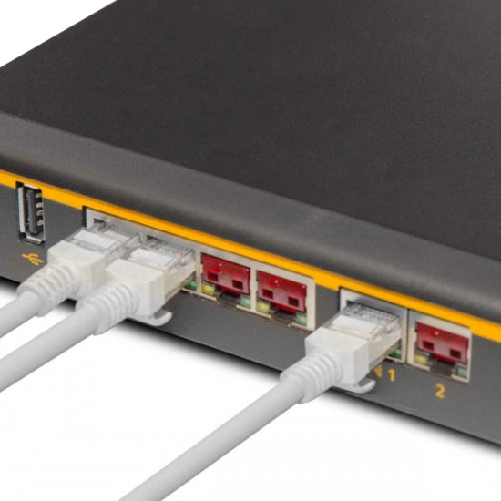 IO Crest Locking RJ45 Port Dust Blocker with Removal Keys Tool