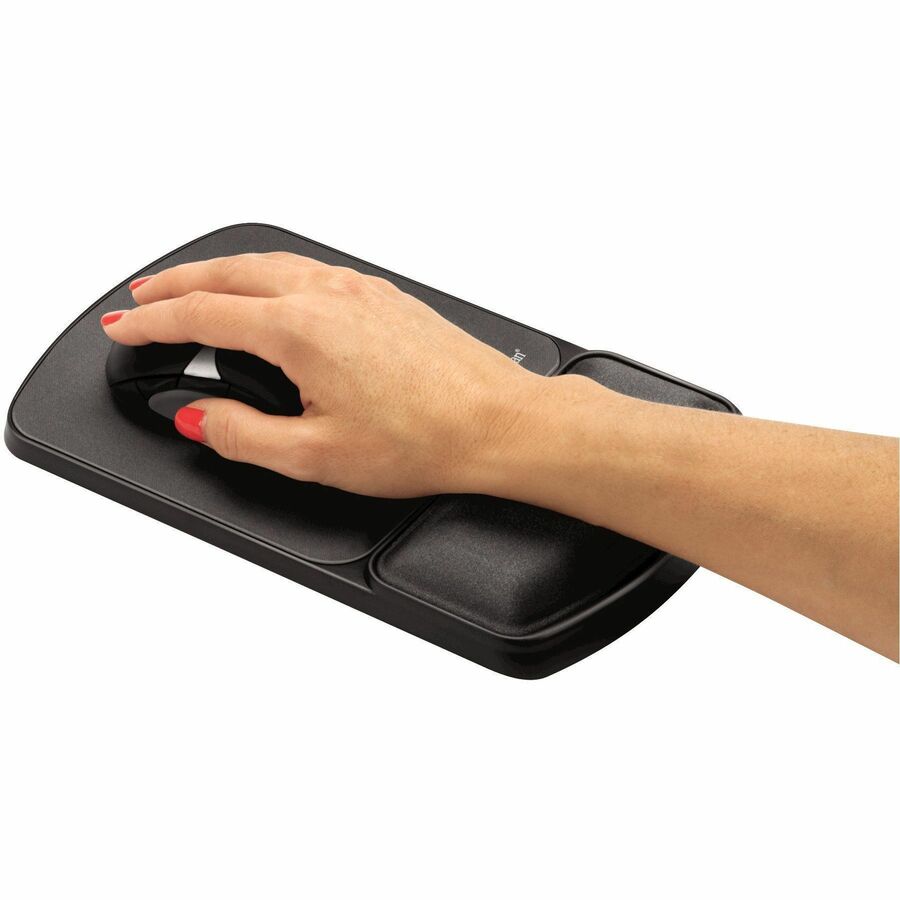 Fellowes® MICROBAN® Gel Mouse Pad Wrist Support - Graphite (9175101)