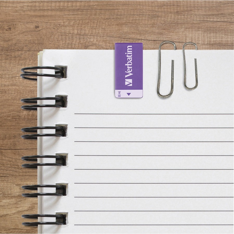 16GB Clip-it USB Flash Drive - Violet