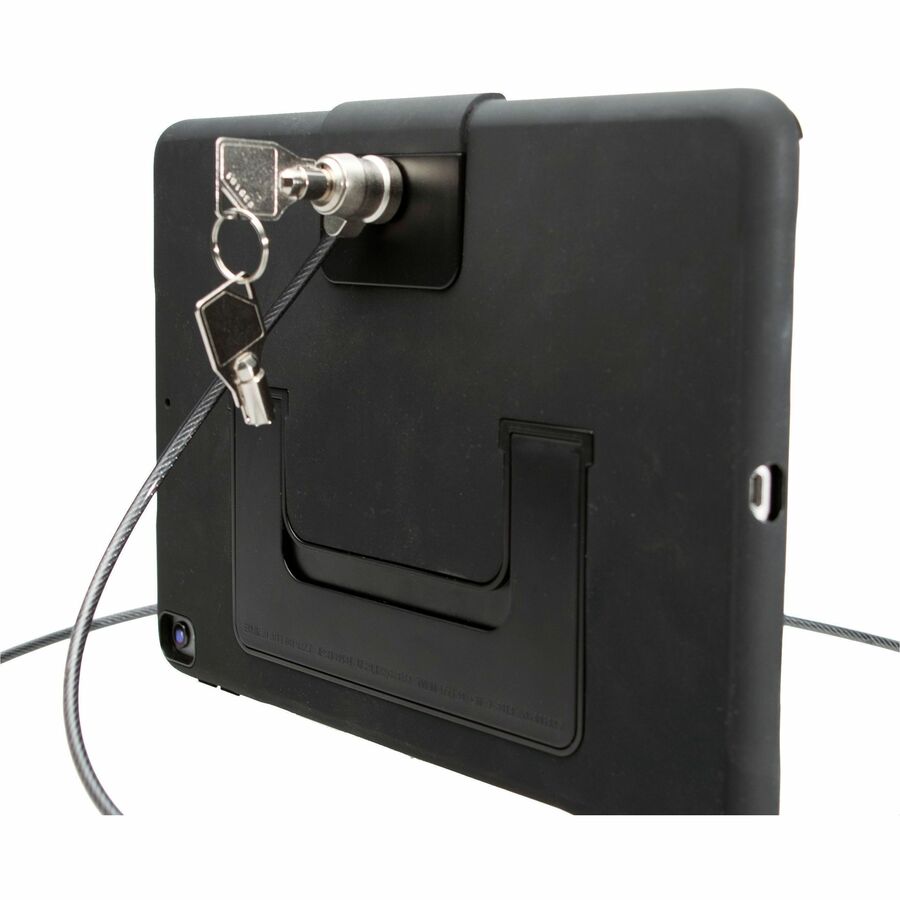 CTA Digital Security Case with Kickstand and Anti-Theft Cable for iPad Air 3 (2019) and iPad Pro 10.5