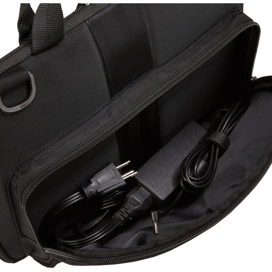 Case Logic QNS-311 Carrying Case (Attaché) for 13.3" Notebook, Accessories - Black