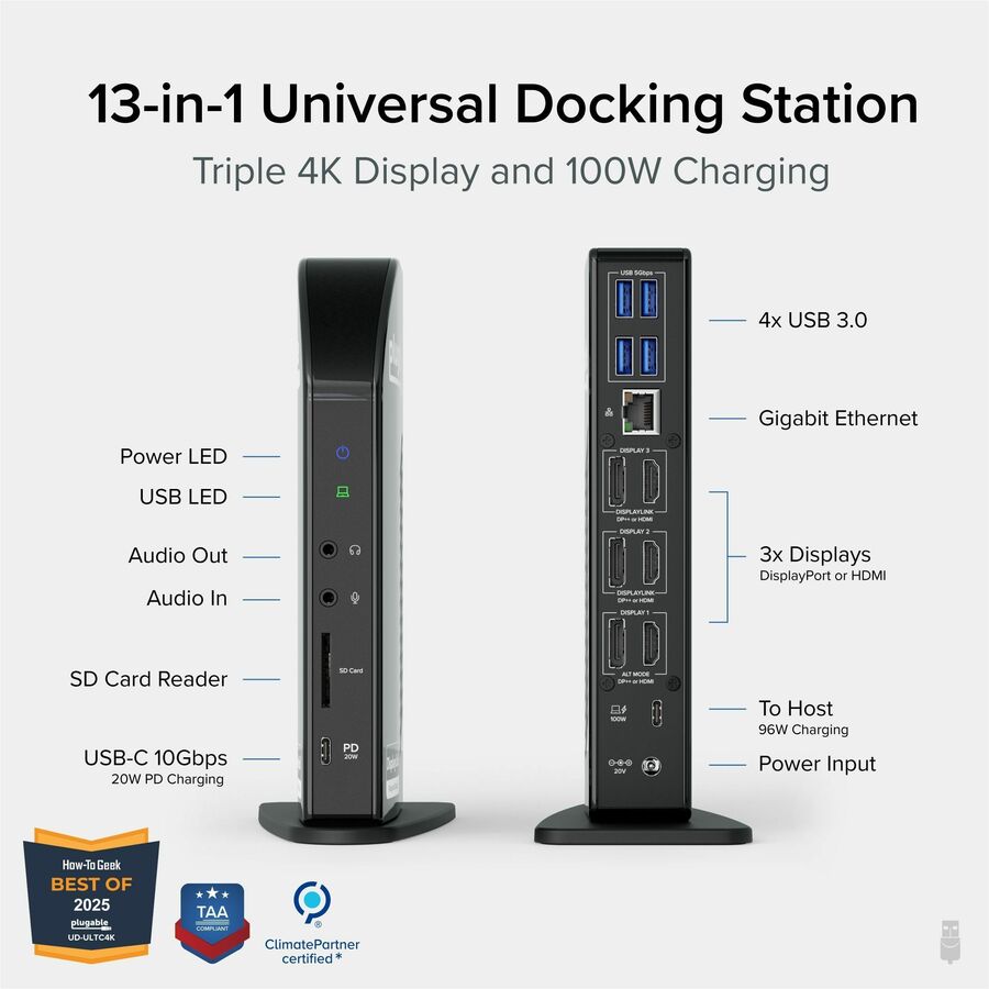 USBC 4K Triple Display Dock