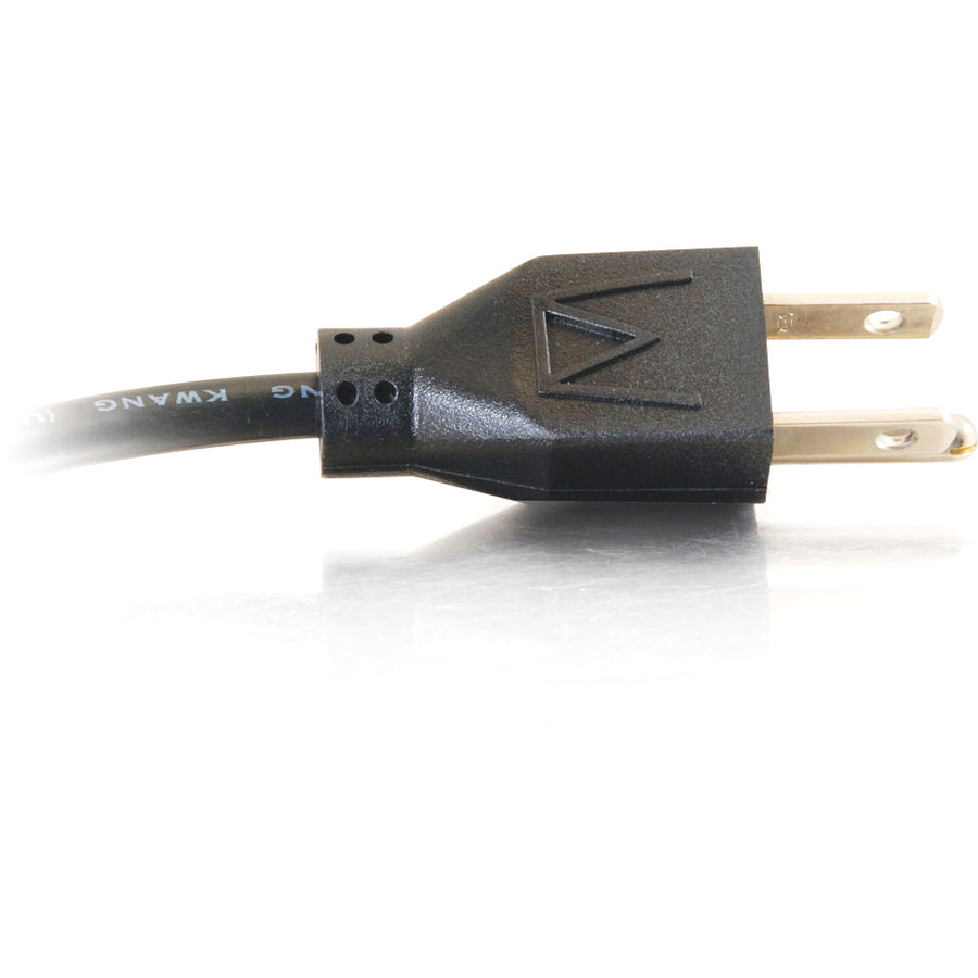 C2G 1ft Power Extension Cord - 18 AWG - Outlet Saving Cord