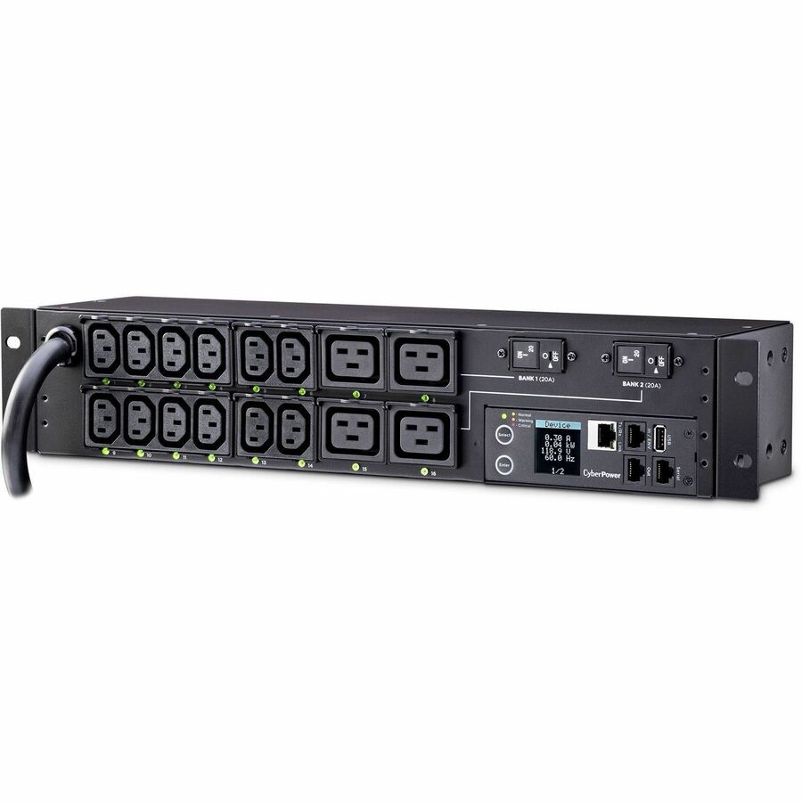 CyberPower PDU41008 Single Phase 200 - 240 VAC 30A Switched PDU