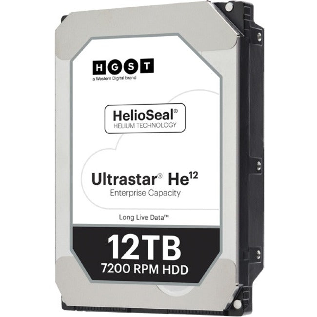 HGST Ultrastar He12 12 TB Hard Drive - Internal - SAS (12Gb/s SAS) - 3.5" Carrier