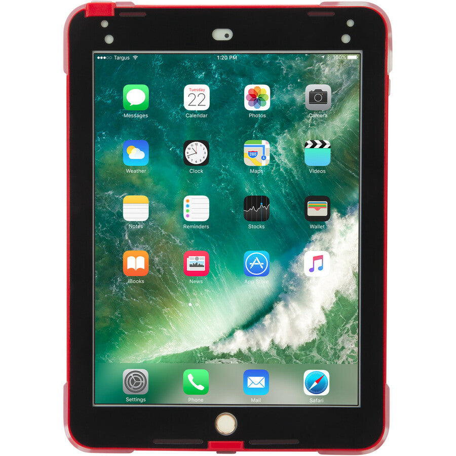 Targus SafePort THD13503GLZ Carrying Case for 9.7" Apple iPad (5th Generation), iPad Pro, iPad Air 2, iPad (6th Generation) Tablet - Red