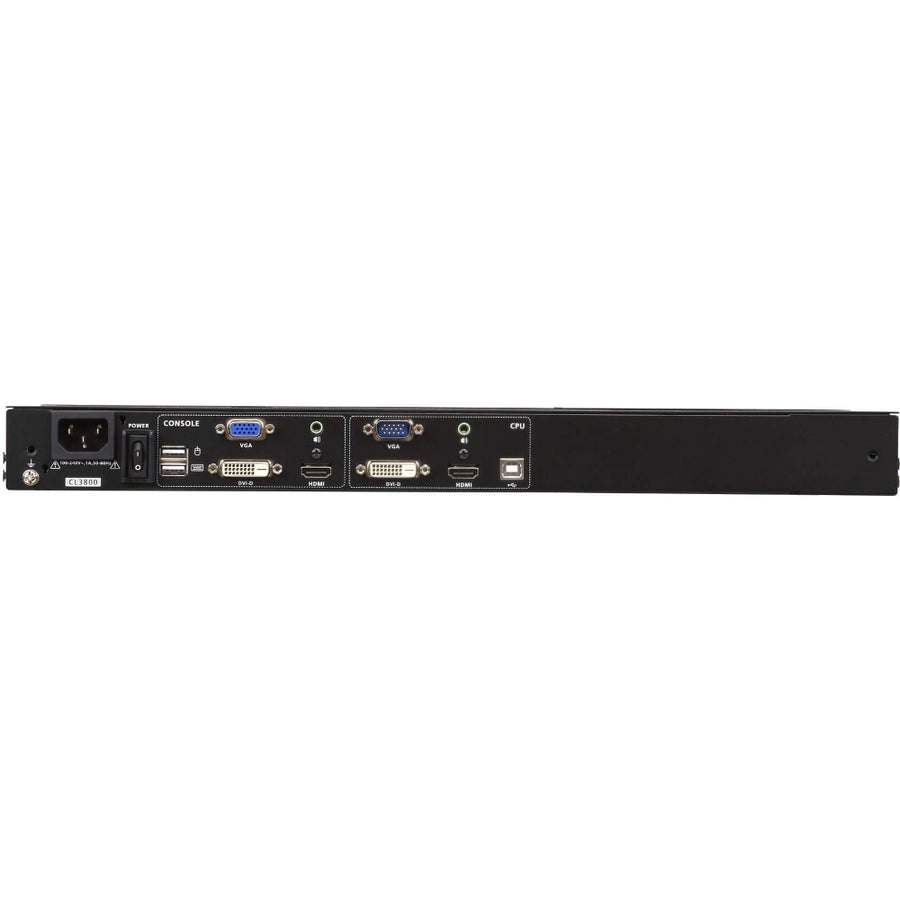 ATEN CL3800 LCD KVM Console with Standard Rack Mount Kit-TAA Compliant