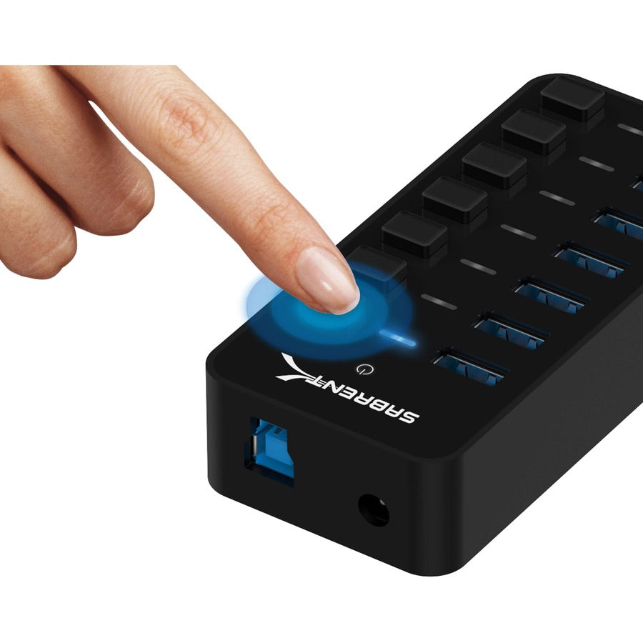 36W 7PORT USB 3.0 HUB WITH