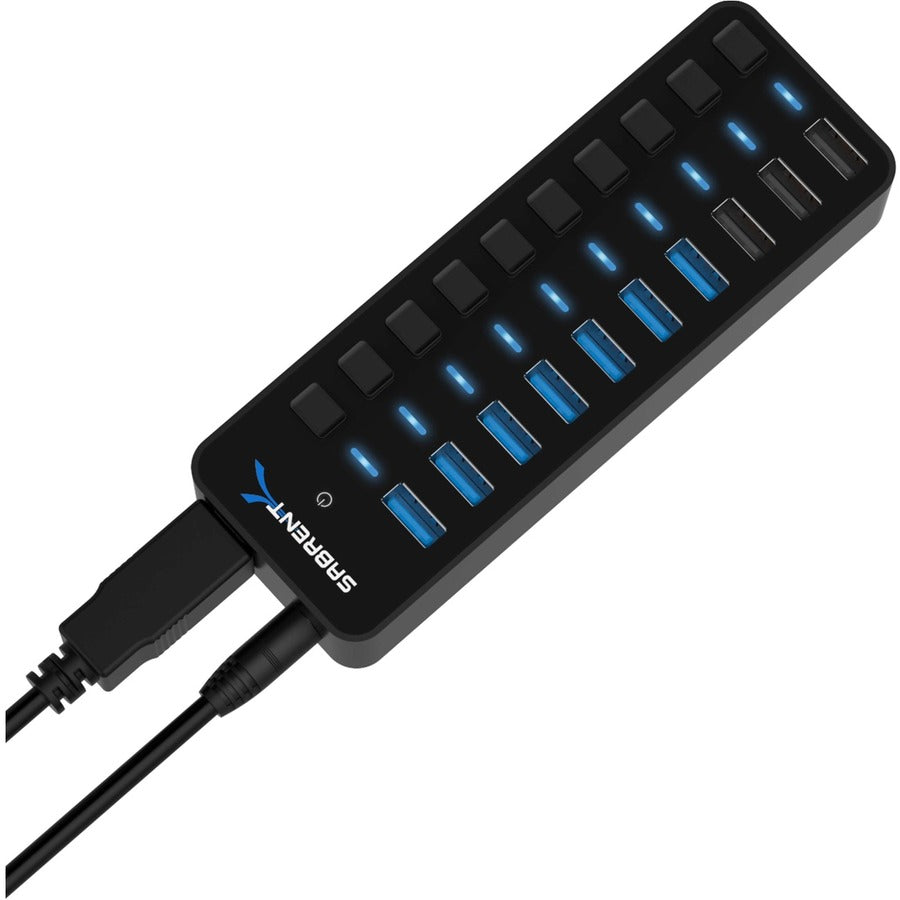 10-PORT USB 3.0 HUB. 60W