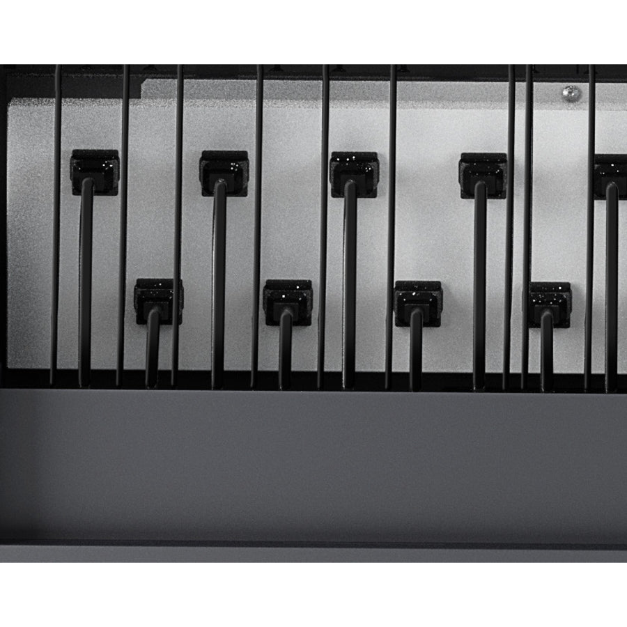 Bretford CUBE Cart 36, AC Charging, Charcoal Paint