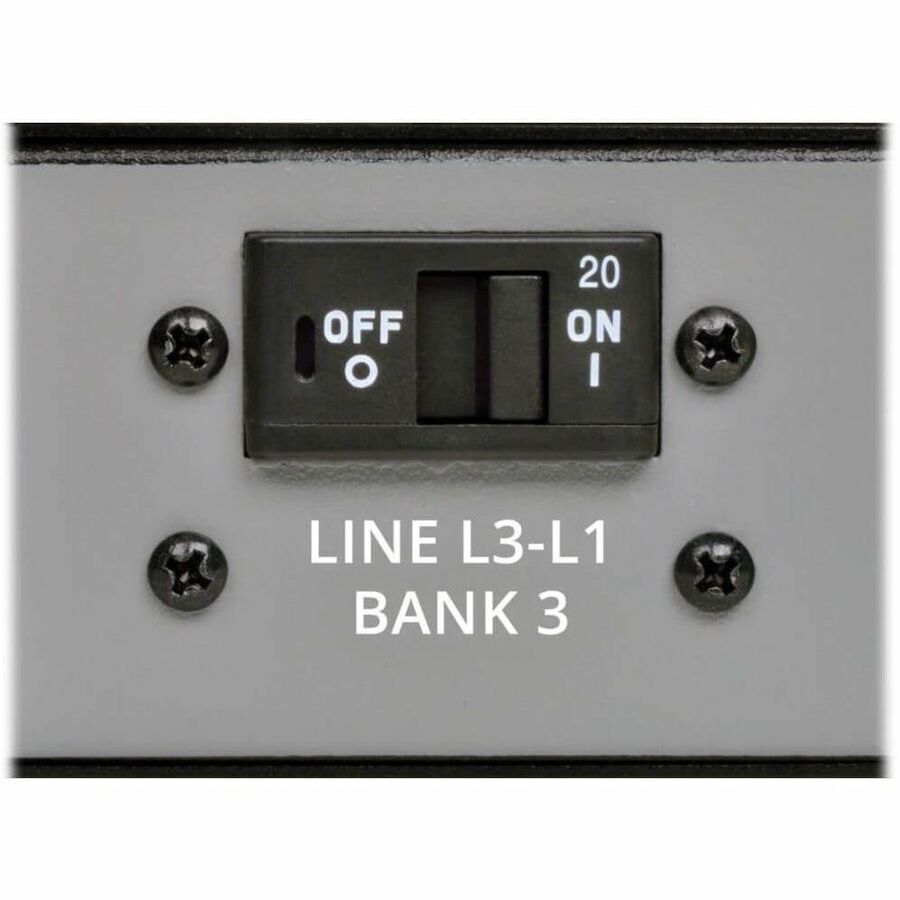 Eaton 10kW 200-240V 3PH Switched PDU, LX Interface, Gigabit, 30 Outlets, L21-30P Input, LCD, 1.8 m Cord, 0U 1.8 m Height, TAA