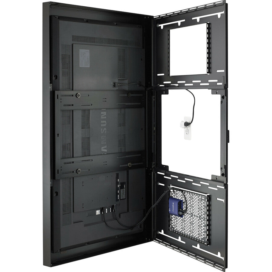 Chief Impact 49" On-Wall Kiosk - Portrait Orientation - Black