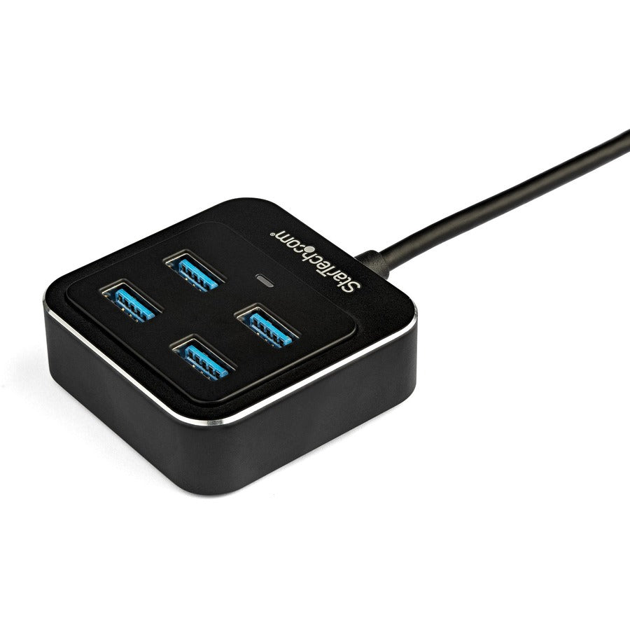 StarTech.com 4 Port USB C Hub - USB-C to 4xUSB-A - 10Gbps USB 3.2 Gen 2 Type-C Hub - USB Bus Powered - Portable/Laptop USB Adapter Hub