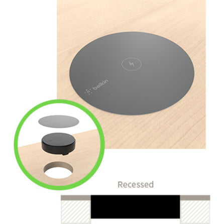 Belkin BoostUp Wireless Charging Spot (Recessed/Hidden Installation) 4-Pack