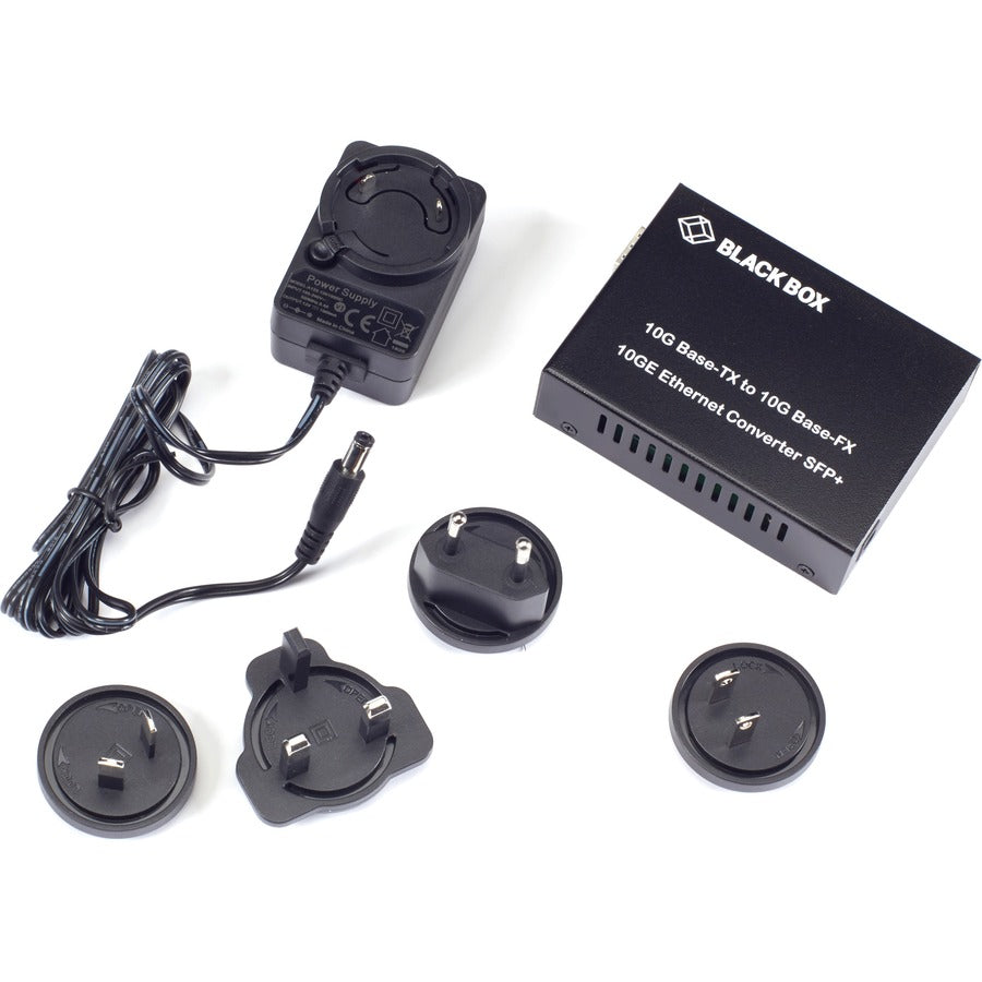 Black Box 10GBASE-TX to 10GBASE-FX Media Converter