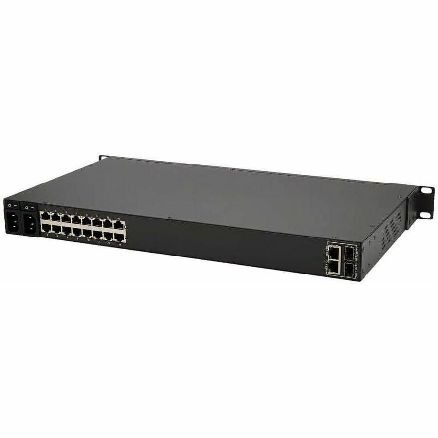 Eaton Tripp Lite Series 16-Port Console Server, USB Ports (2) - Dual GbE NIC, 16 Gb Flash, SD Card, Desktop/1U Rack, TAA