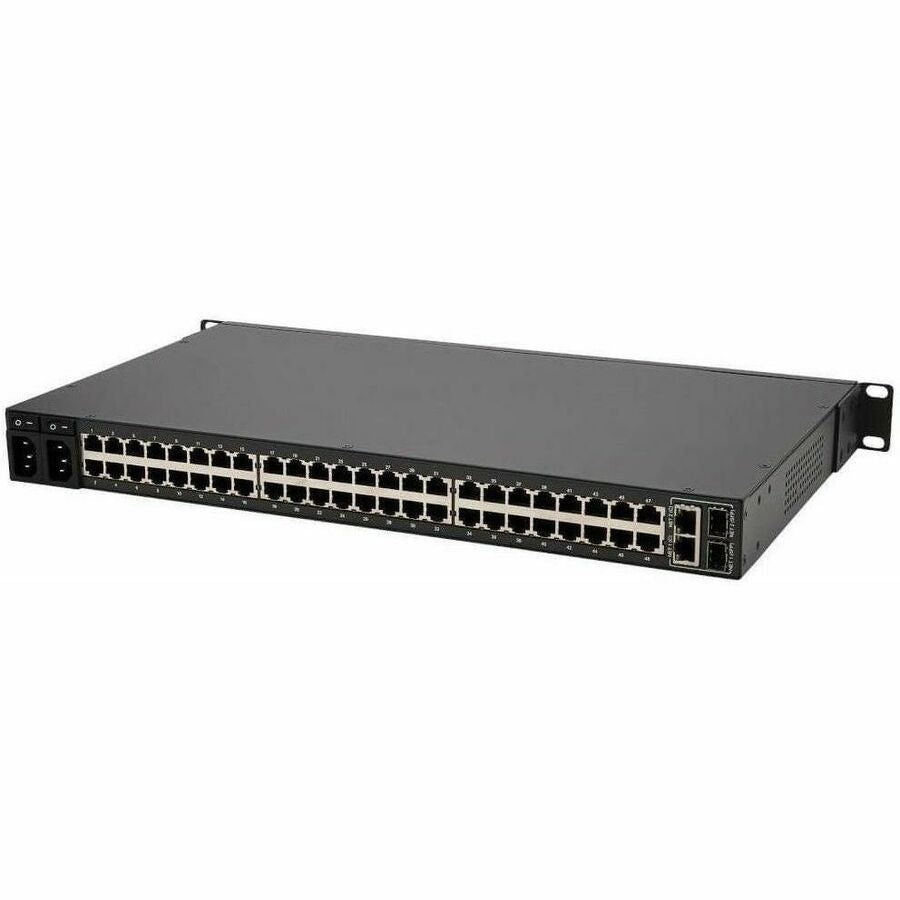 Eaton Tripp Lite Series 48-Port Console Server, USB Ports (2) - Dual GbE NIC, 16 Gb Flash, SD Card, Desktop/1U Rack, TAA