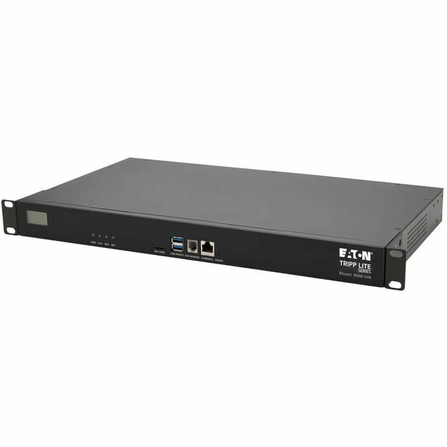 Eaton Tripp Lite Series 48-Port Console Server, USB Ports (2) - Dual GbE NIC, 16 Gb Flash, SD Card, Desktop/1U Rack, TAA