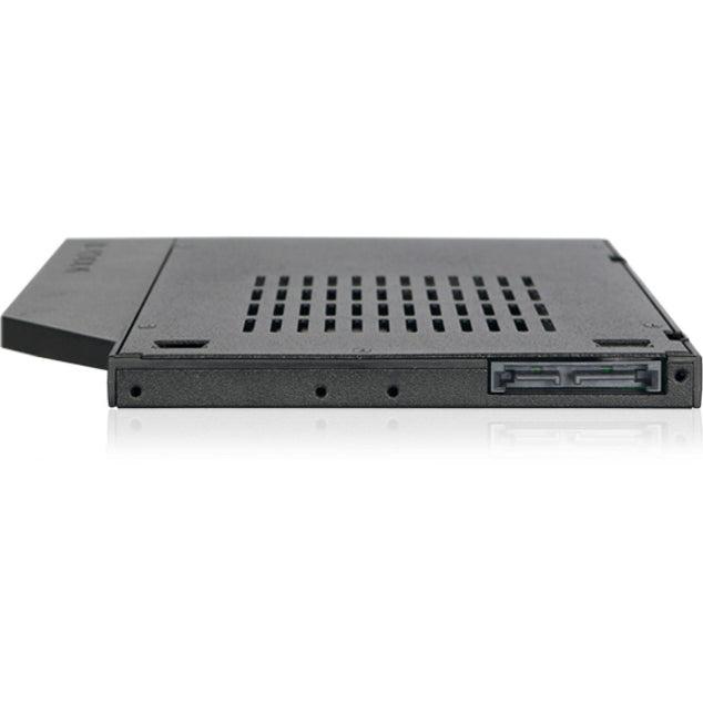 Icy Dock ToughArmor MB411SPO-2B Drive Bay Adapter for 5.25" - Serial ATA/600 Host Interface Internal - Black