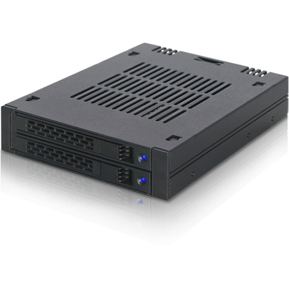 Icy Dock ExpressCage MB742SP-B Drive Enclosure for 3.5" - Serial ATA/600 Host Interface Internal - Black