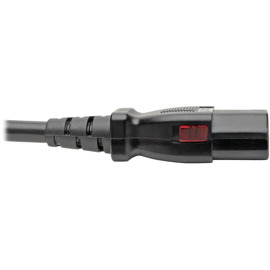 Eaton Tripp Lite Series Computer Power Cord, NEMA 5-15P to Locking C13 - 10A, 125V, 18 AWG, 10 ft. (3.05 m)