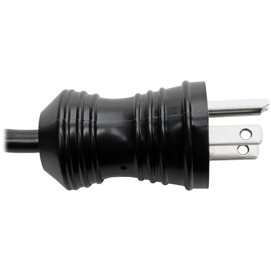 Eaton Tripp Lite Series Hospital-Grade Power Cord, NEMA 5-15P to Locking IEC C13 - Green Dot, 10A, 125V, 18 AWG, 10 ft. (3.05 m), Black
