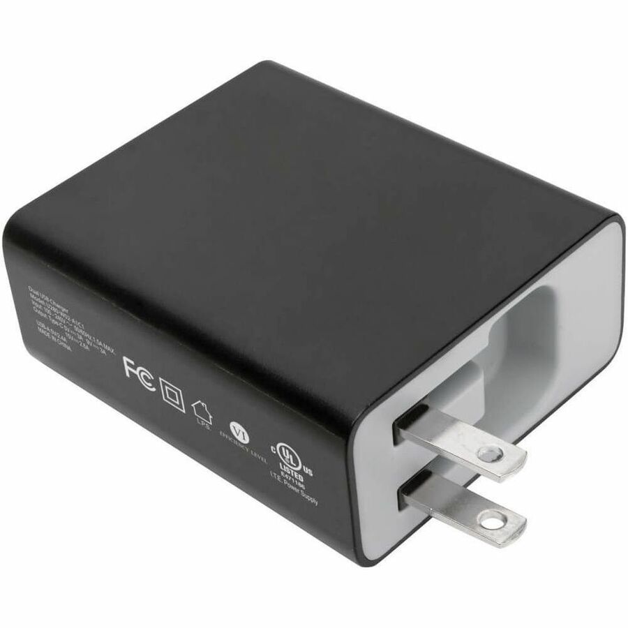 Eaton Tripp Lite Series Dual-Port USB Wall Charger with PD Charging - USB-C (39W) & USB-A (5V 2.4A/12W)