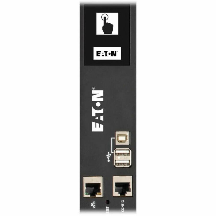 Eaton 5.8kW 208/120V 3PH Monitored PDU - LX Interface, Gigabit, 45 Outlets, L21-20P Input, LCD, 1.8 m Cord, 0U 1.8 m Height, TAA