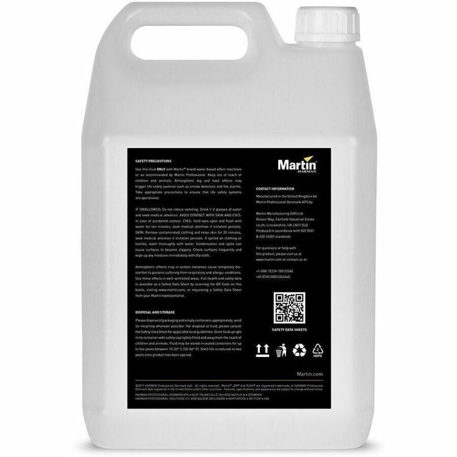 Martin JEM Pro-Fog Fluid, Quick Dissipating