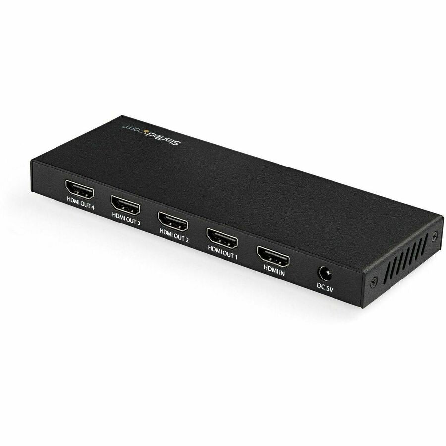 StarTech.com 4 Port HDMI Splitter - 4K 60Hz - 1x4 Way HDMI 2.0 Splitter - HDR - ST124HD202