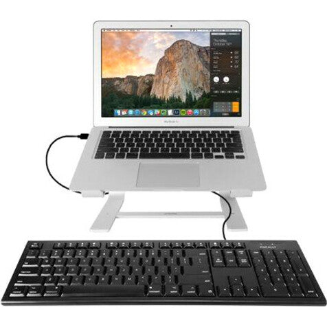Macally Black 104 Key Full Size USB Keyboard for Mac