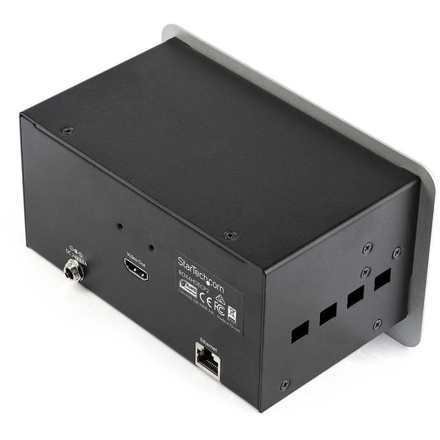 StarTech.com Conference Table Connectivity Box for A/V - USB Charging - LAN - HDMI / VGA / DisplayPort Inputs - HDMI Output - 4K