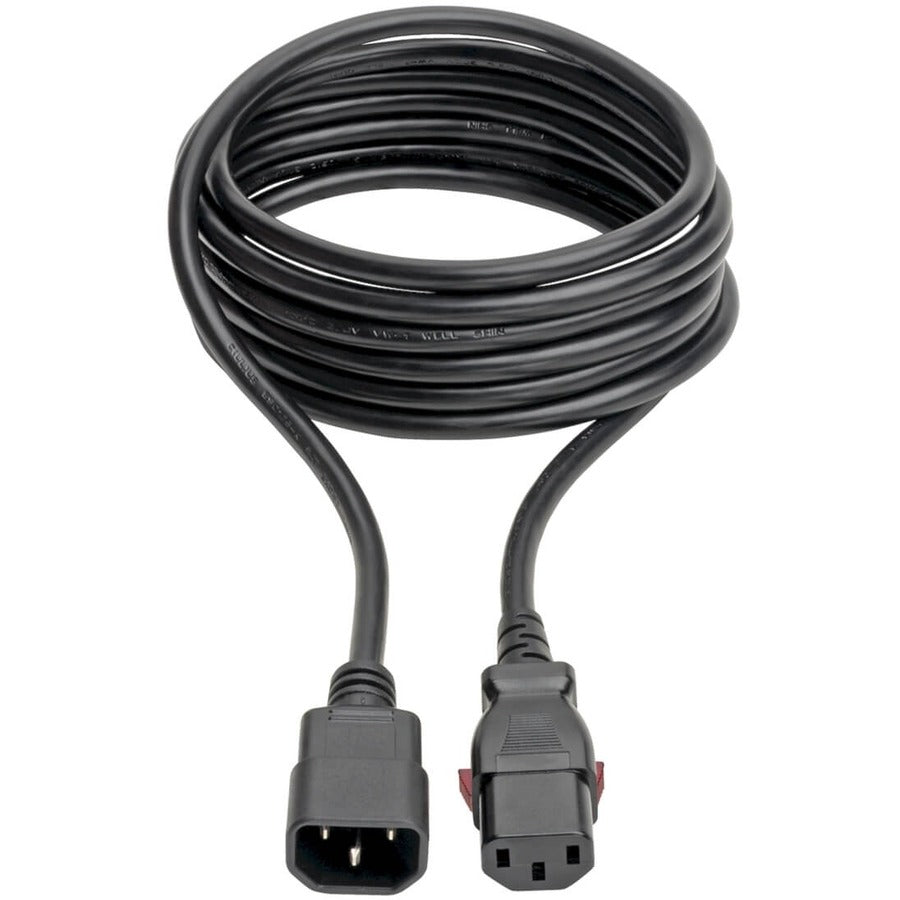 Eaton Tripp Lite Series Power Extension Cord, Locking C13 to C14 PDU Style - 10A, 250V, 18 AWG, 10 ft. (3.05 m)