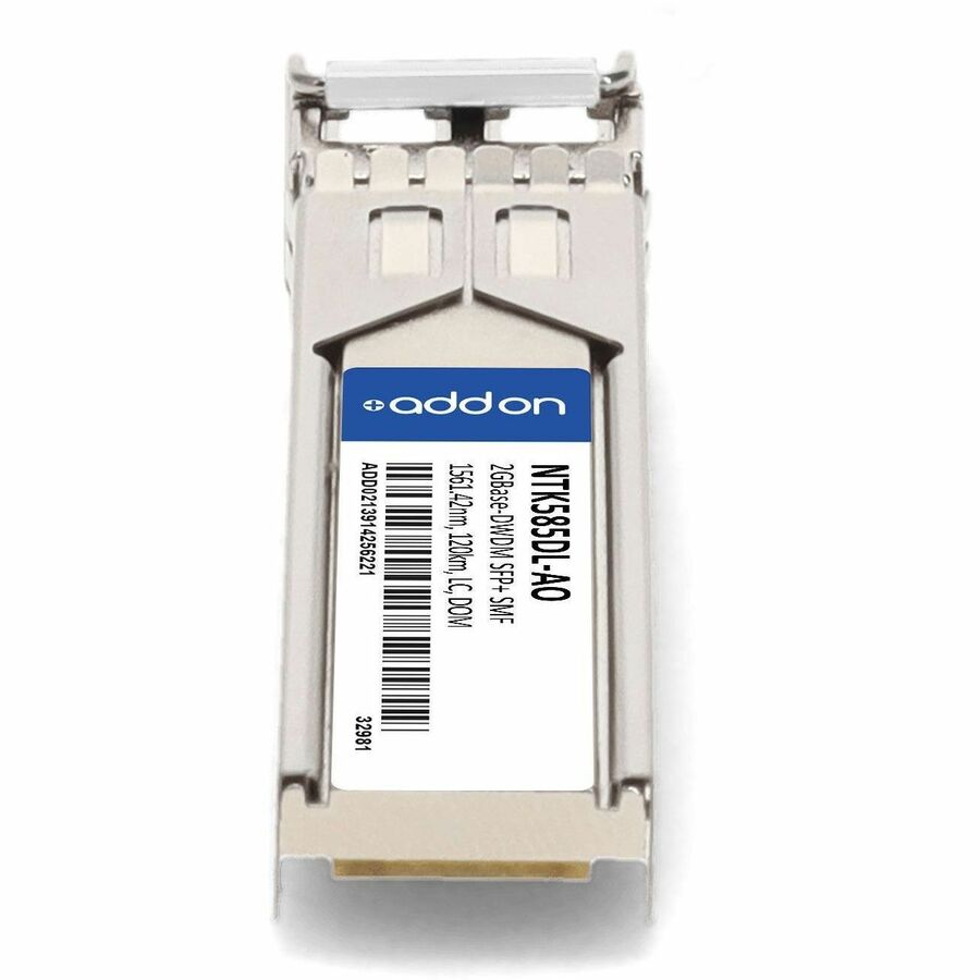 AddOn Ciena NTK585DL Compatible TAA Compliant 1000Base-DWDM 100GHz SFP Transceiver (SMF, 1561.42nm, 80km, LC, DOM)