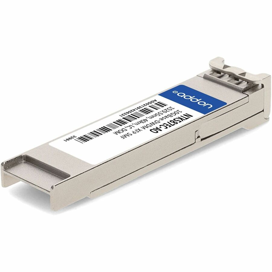 AddOn Ciena NTK587EC Compatible TAA Compliant 10GBase-DWDM 100GHz XFP Transceiver (SMF, 1529.55nm, 40km, LC, DOM)
