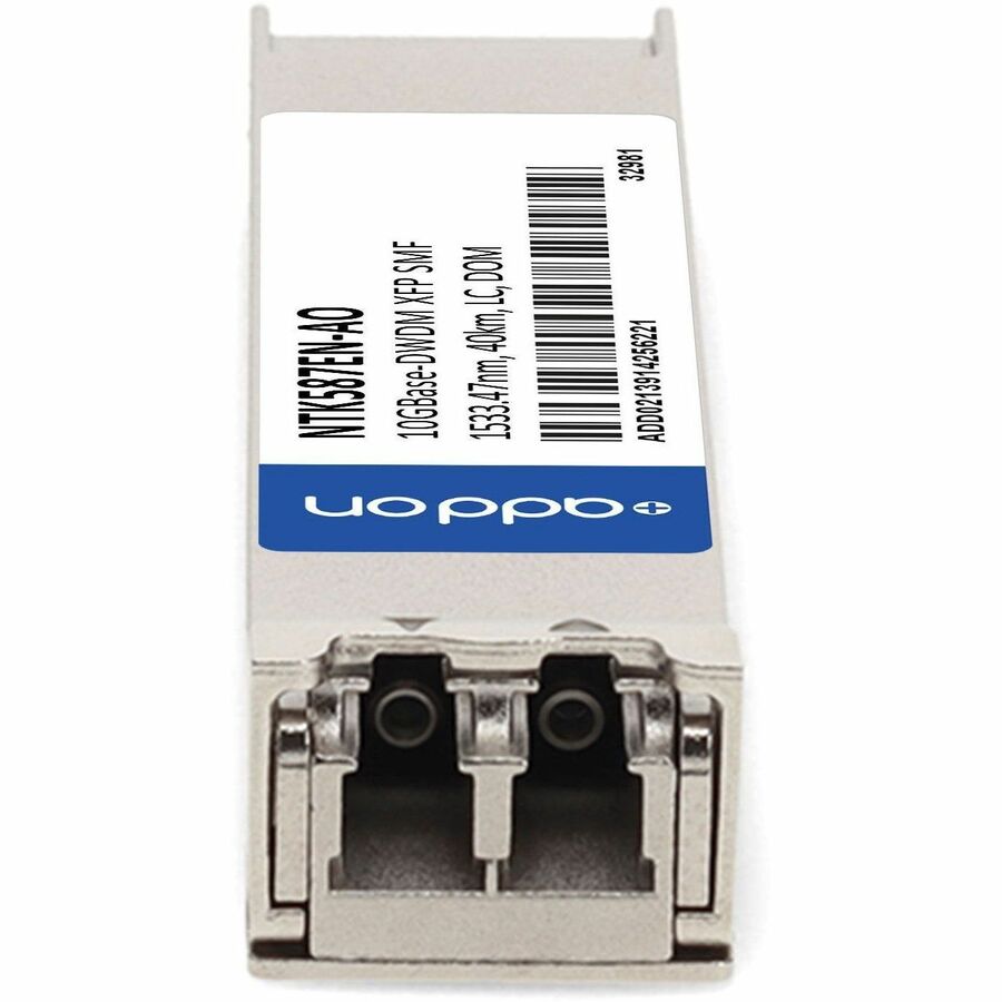 AddOn Ciena NTK587EN Compatible TAA Compliant 10GBase-DWDM 100GHz XFP Transceiver (SMF, 1533.47nm, 40km, LC, DOM)