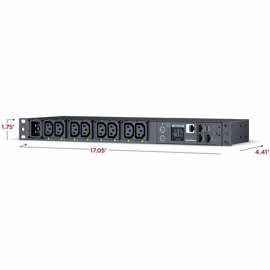 20A/100-240V 1U SWITCHED PDU