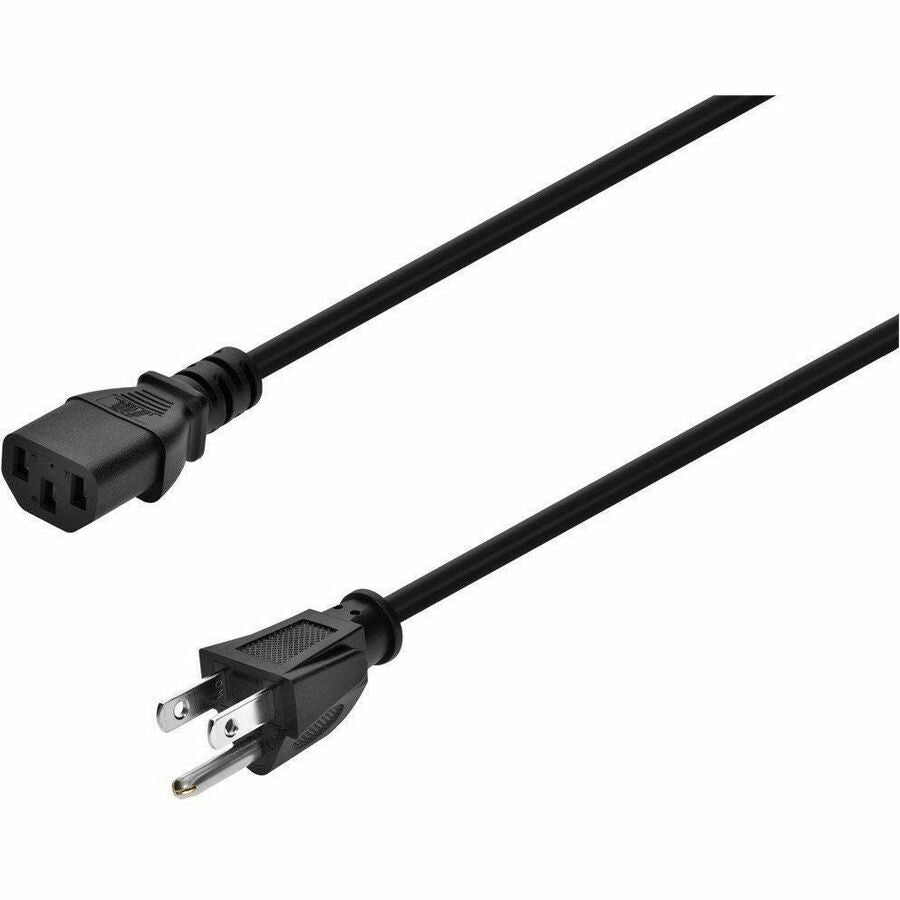 Monoprice Power Cord - NEMA 5-15P to IEC 60320 C13, 16AWG, 13A/1625W, 3-Prong, Black, 3ft