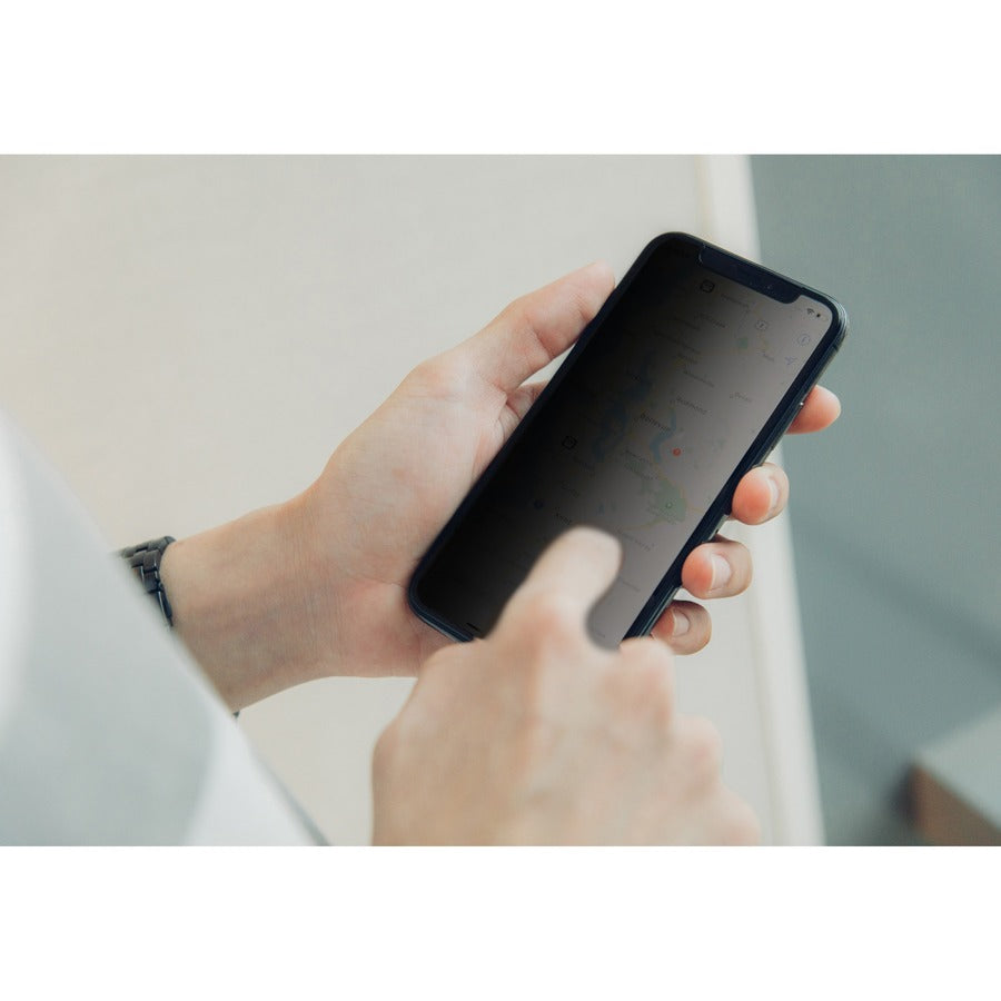 Moshi Black IonGlass Privacy for iPhone 11 Pro Max Clear, Black, Glossy