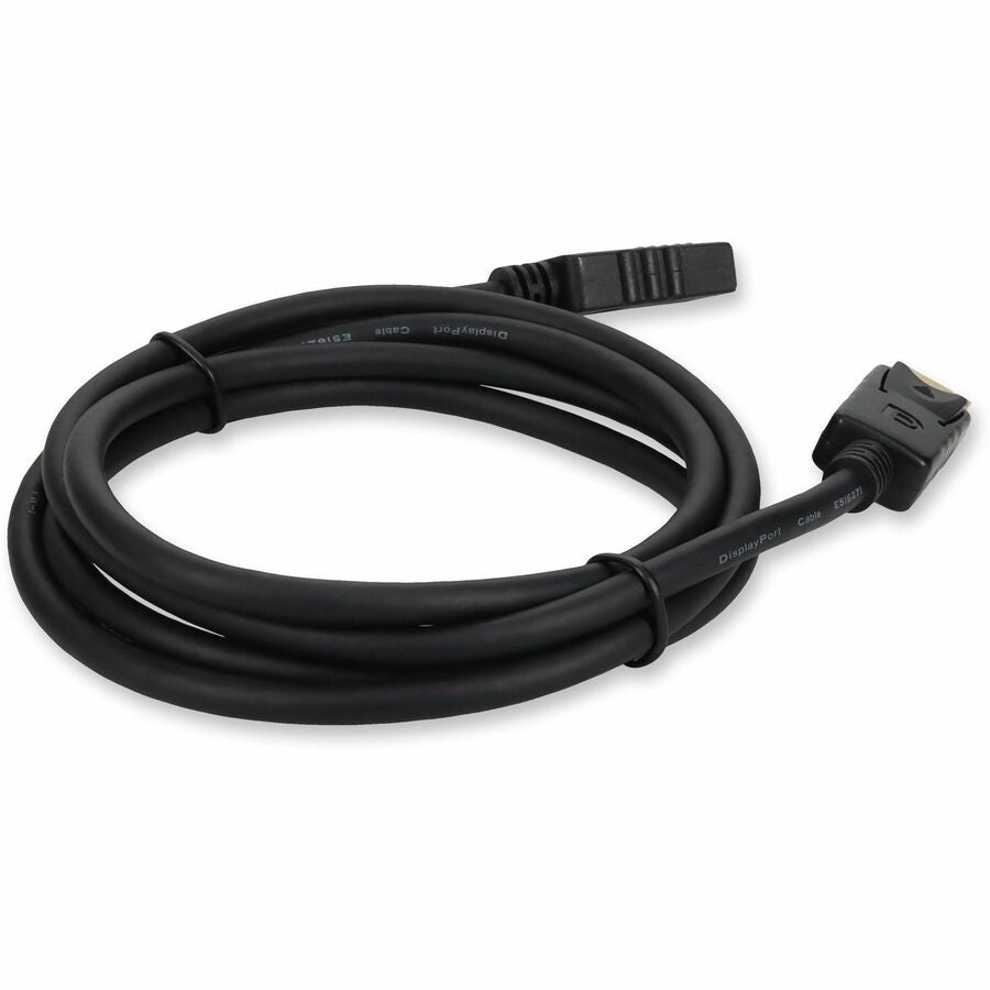 6ft DisplayPort 1.2 Male to DisplayPort 1.2 Female Black Cable For Resolution Up to 3840x2160 (4K UHD)