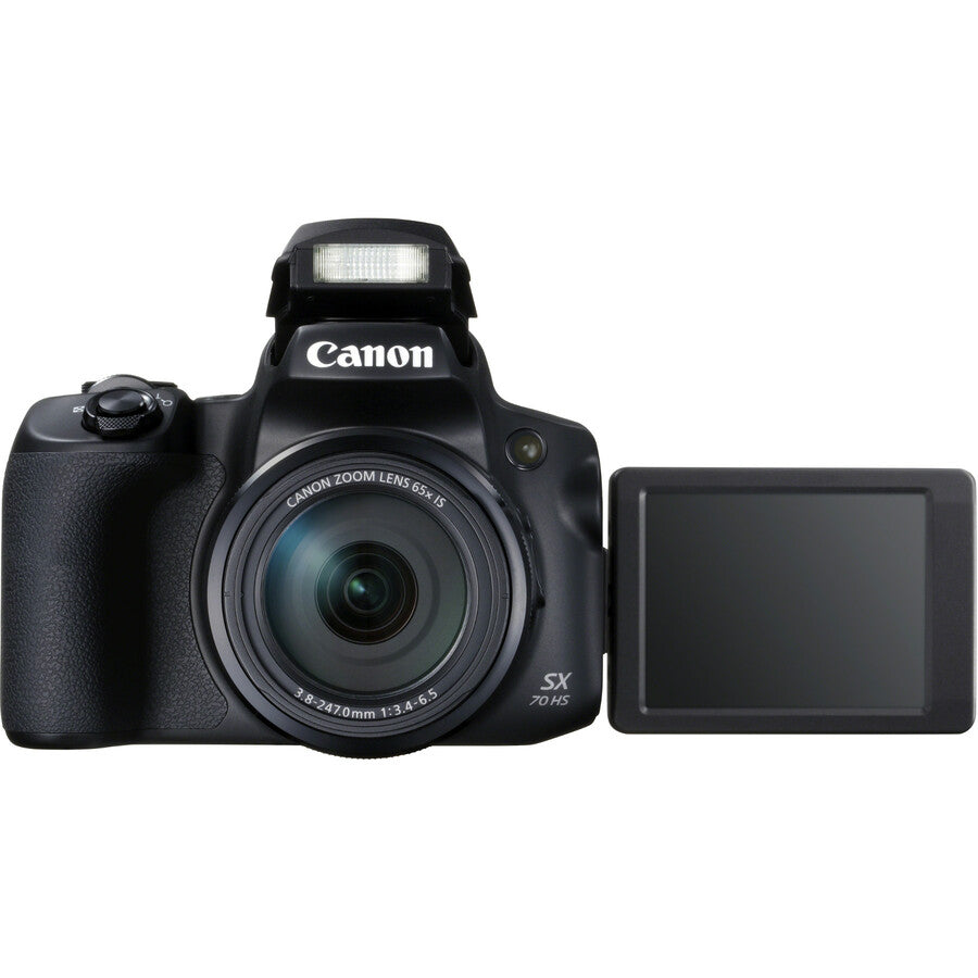 Canon PowerShot SX70 HS 20.3 Megapixel Bridge Camera - Black