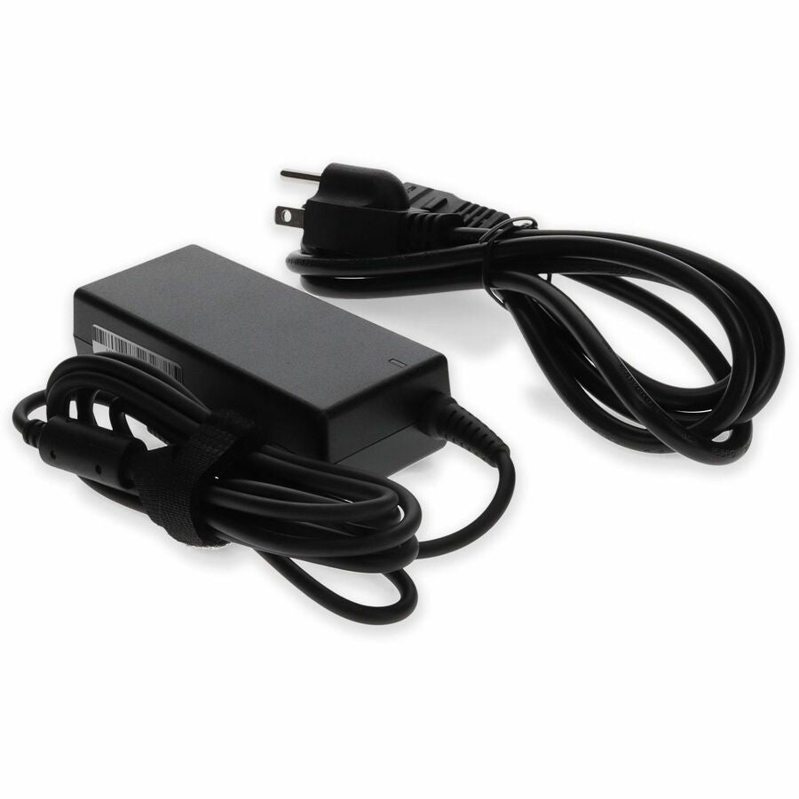 Addon Dell® 450-AENV Compatible 65W 19V at 3.33A Black 4.5 mm x 3.0 mm Laptop Power Adapter and Cable