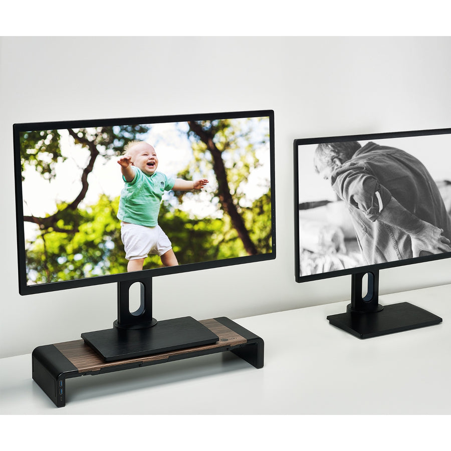 SIIG Stylish Foldable Monitor Stand with USB Hub