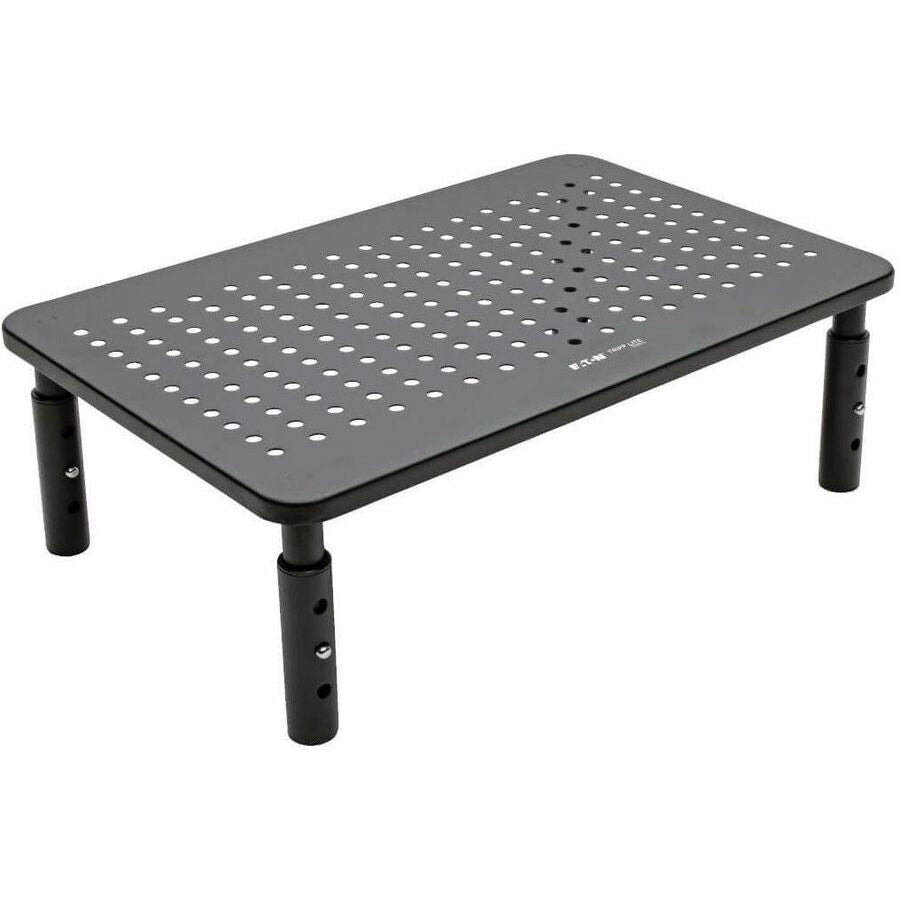 Eaton Tripp Lite Series Monitor Riser for Desk, 14 x 9 in. - Height Adjustable, Metal, Black
