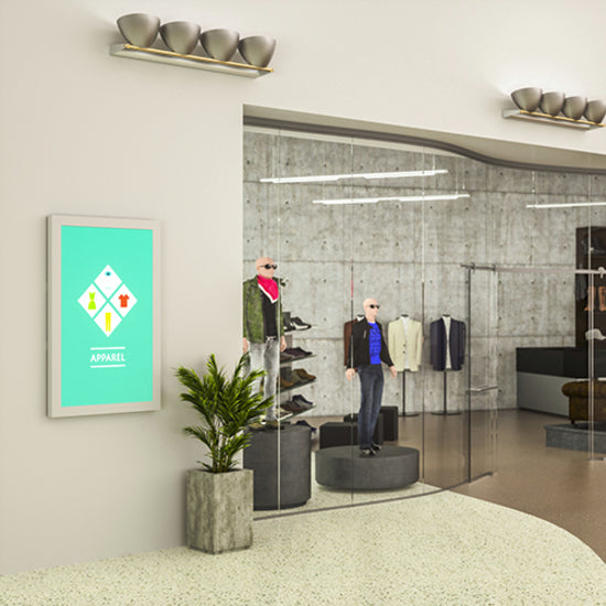 Chief Impact On-Wall Kiosk - Portrait 46" White