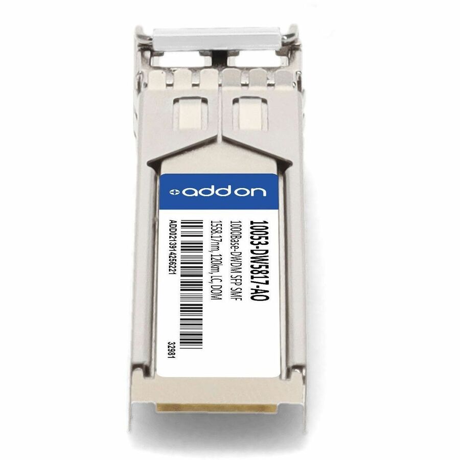 AddOn Extreme Networks 10053-DW5817 Compatible TAA 1000Base-DWDM SFP Transceiver 100GHz (SMF, 1558.17nm, 120km, LC, DOM)