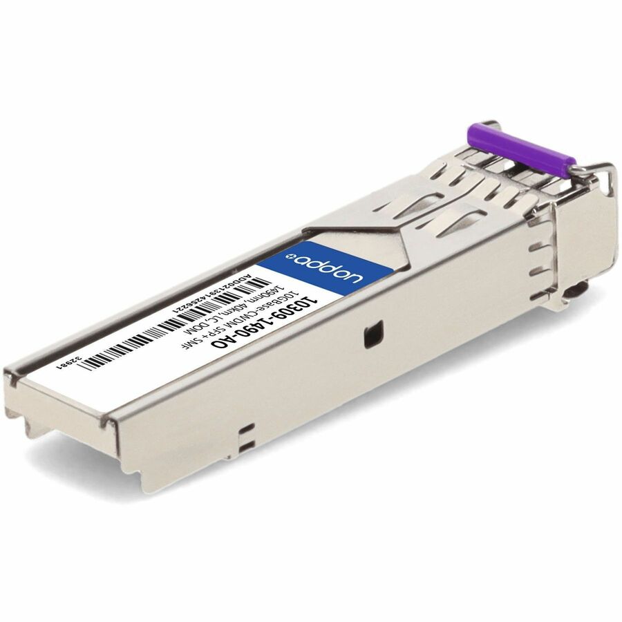 AddOn Extreme Networks 10309-1490 Compatible TAA 10GBase-CWDM SFP+ Transceiver (SMF, 1490nm, 40km, LC, DOM)